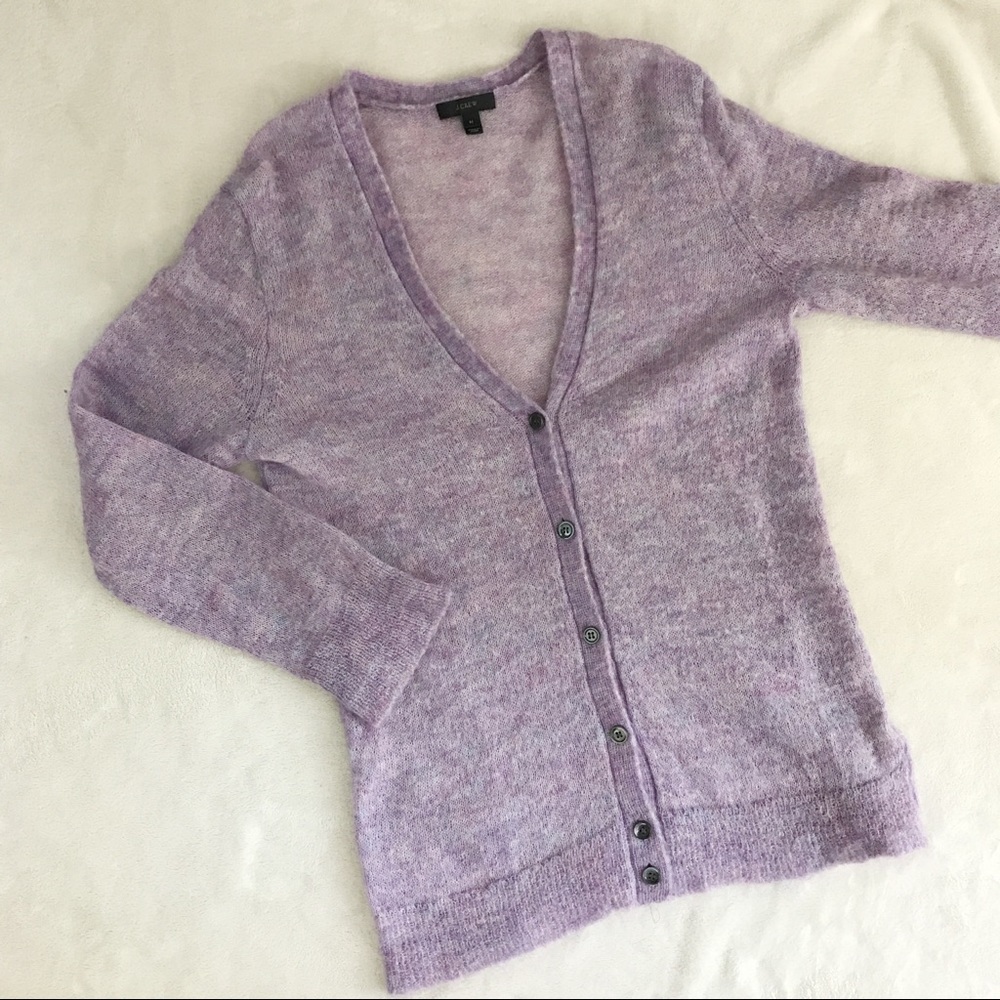 J. Crew Mohair Cardigan Sweater